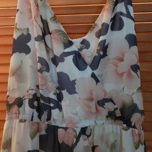 Womens floor length sun dress